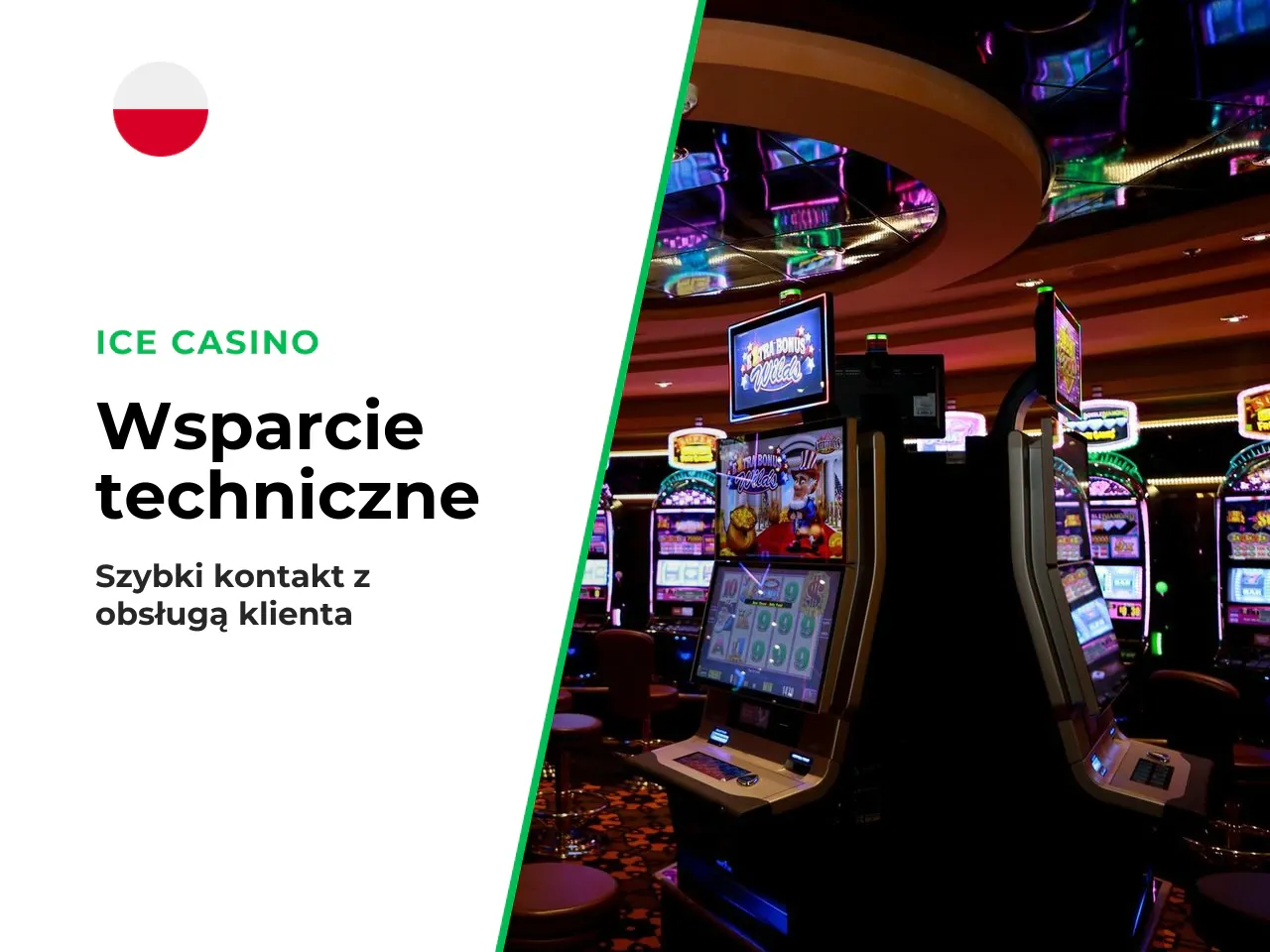 Najkrótsza ścieżka od strony głównej do żywego agenta. 1. **Otwórz stronę główną Ice Casino** (oficjalny website) i poczekaj na pełne załadowanie. 2. **Kliknij ikonę czatu** w prawym dolnym rogu ekran