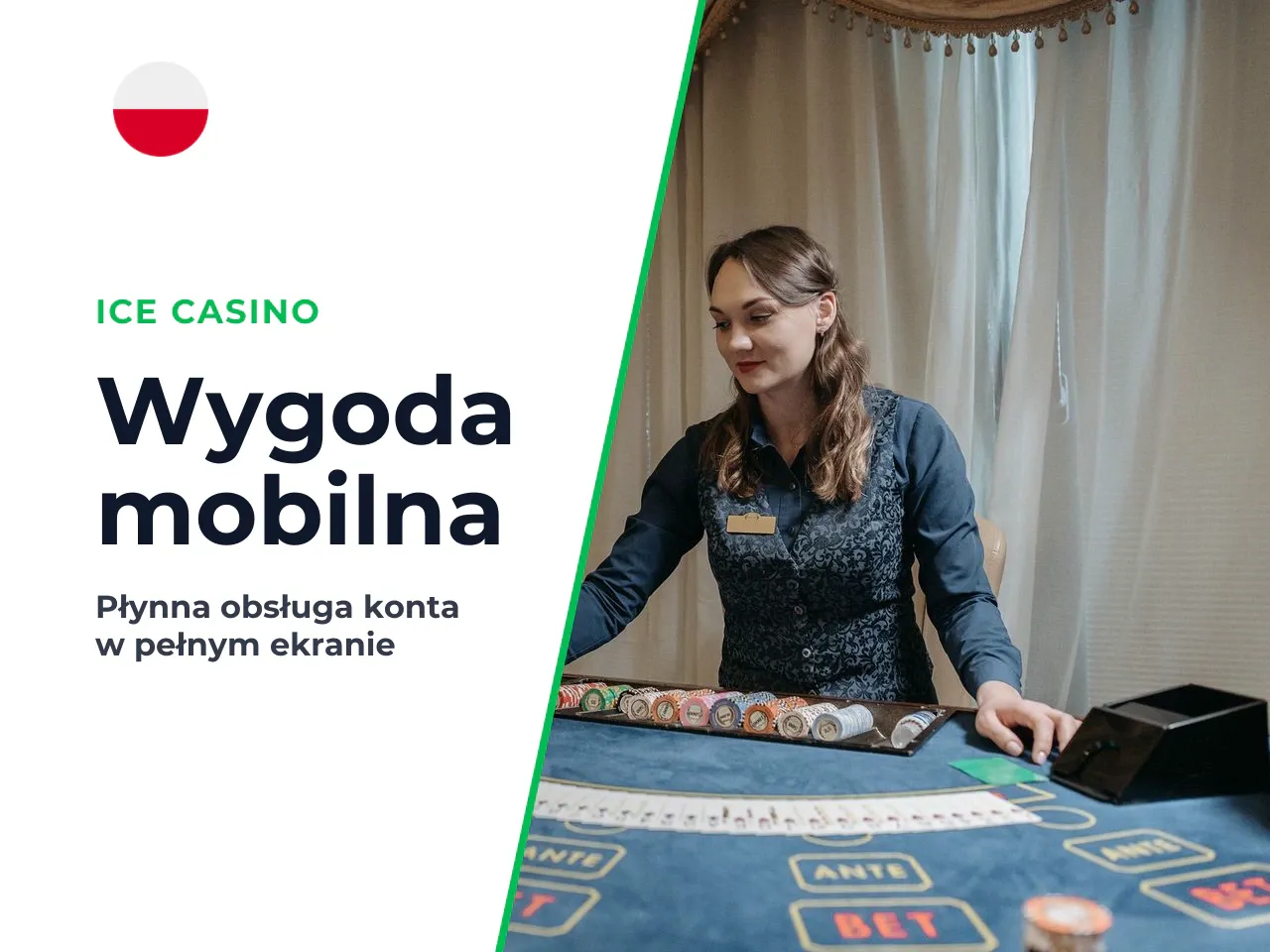 Komfort gry i obsługi konta w app. Aplikacja operuje w trybie pełnoekranowym, likwidując zbędne elementy pola adresu przeglądarkowego. Wyklucza to przypadkowe wyjścia za pomocą błędnego dotknięcia prz