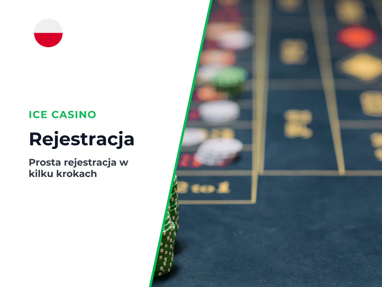 **Algorytm rejestracji krok po kroku:** 1. Wejście na stronę Ice Casino (lub otwarcie aplikacji mobilnej). 2. Kliknięcie „Rejestracja" — wybór metody: e-mail, numer telefonu lub konto Google/Twitter.