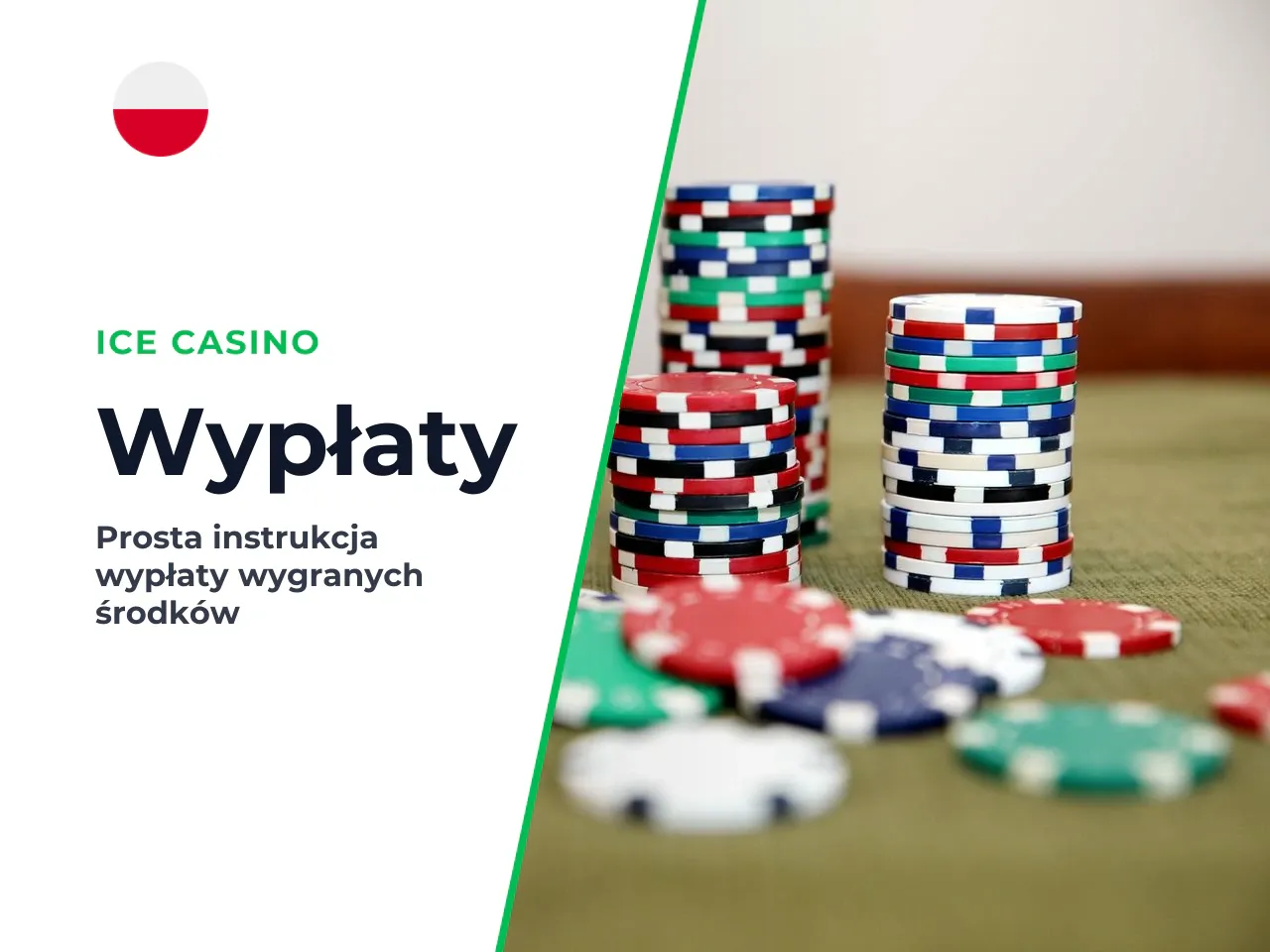**Instrukcja krok po kroku:** 1. **Zaloguj się** na swoje konto w Ice Casino. 2. **Kliknij ikonę salda** (oznaczoną jako „Kasa" lub „Portfel") w prawym górnym rogu ekranu. 3. **Przejdź do zakładki „Wy